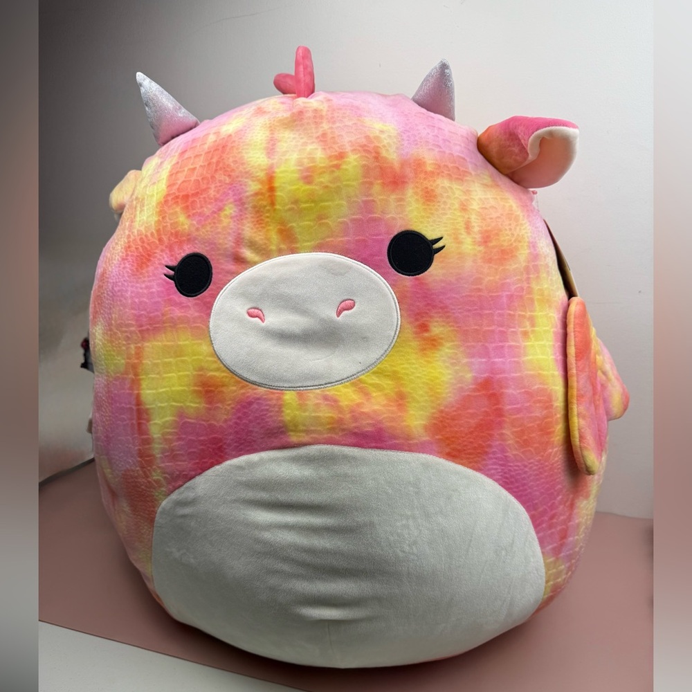 Jumbo 24 Inch Squishmallows Celestina Dragon Plush NWT Rare XL Collectible